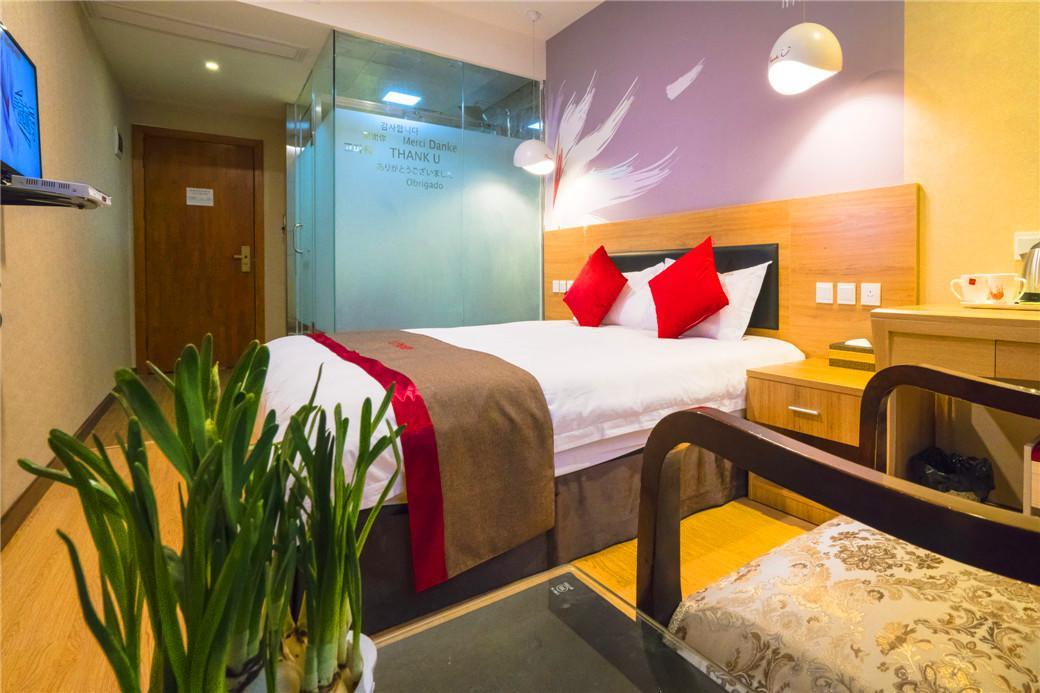 Thank Inn Chain Hotel Sichuan Guangan Wusheng County Hongwu Avenue Exterior photo